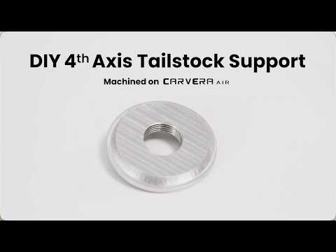 How to Build a 4th Axis Tailstock Support (Easy CNC Upgrade)