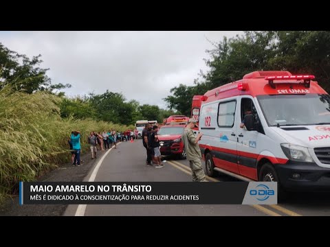 Campanha Maio Amarelo é dedicada à conscientização para reduzir acidentes 02 05 2023