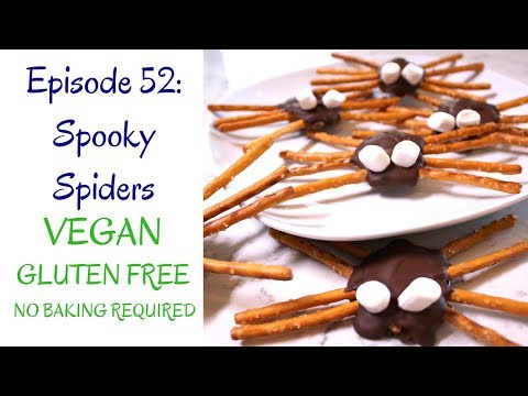 Happy Halloween Spooky Spiders! (Vegan, Gluten Free)