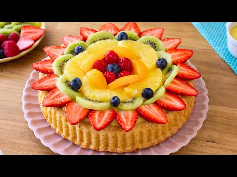 Crostata Morbida alla Frutta 🍓🥝 Ricetta facile