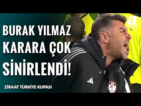 Gaziantep FK Teknik Direktörü Burak Yılmaz Karara Çok Sinirlendi ve Hakemin Üzerine Yürüdü