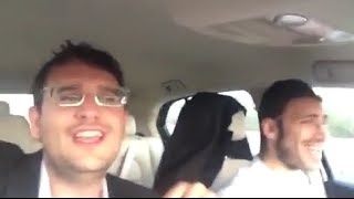 חיים שלמה מאיעס ודודי קפלר תועדו במצלמת רכב מבצעים את 'לא ימלט'