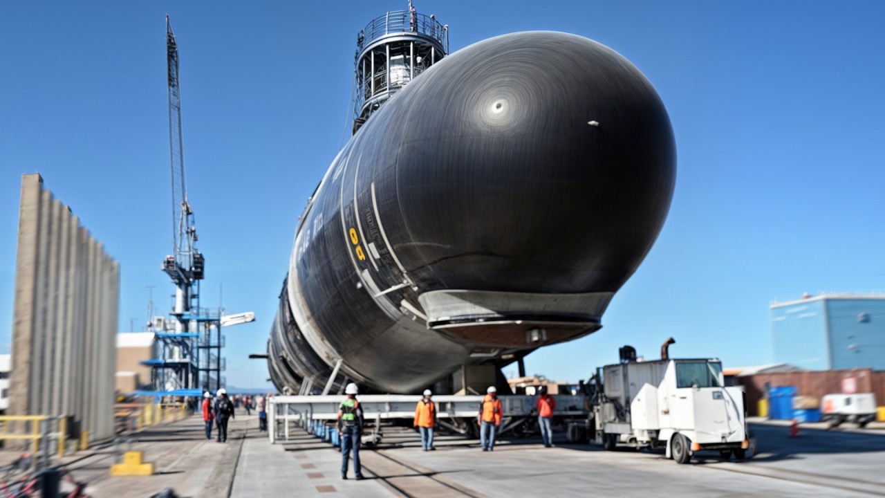 ▶️SUBMARINE Factory⚓{Assembly}: How submarines are built?🚧US Indiana➕Saab➕South Korea