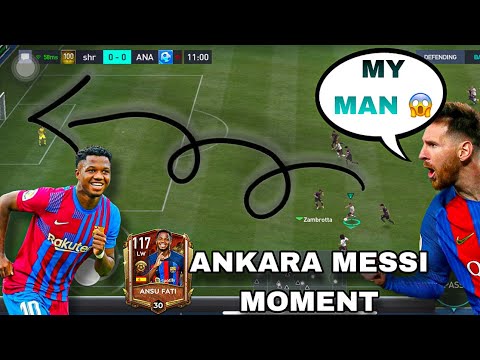 Ansu fati Recreated Ankara Messi Moment 😱 | Insane Goal | Must Watch | fifamobile 23