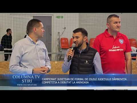 CAMPIONATUL JUDEȚEAN DE FOTBAL "IUBIM DÂMBOVIȚA" A DEBUTAT LA ANINOASA