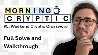 Dionysius' dinner Came for vibes, instead got a vibe check | Weekend Cryptic Crossword Puzzle, #5