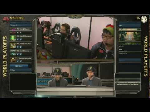 [2nd LoLWs2] M5.BenQ vs IG #Game 1 Quarter Final LoL World Championship Season 2