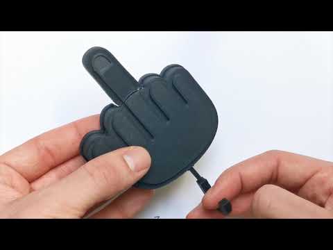 STL-Datei Mittelfinger-Schlüsselanhänger ✋・3D-druckbares Design zum  Herunterladen・Cults