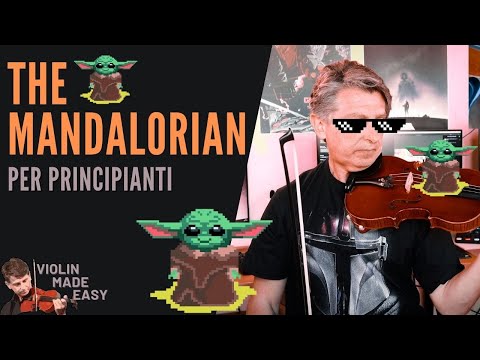IL MANDALORIANO per PRINCIPIANTI al violino! [Star Wars] - Impara a suonare il violino online