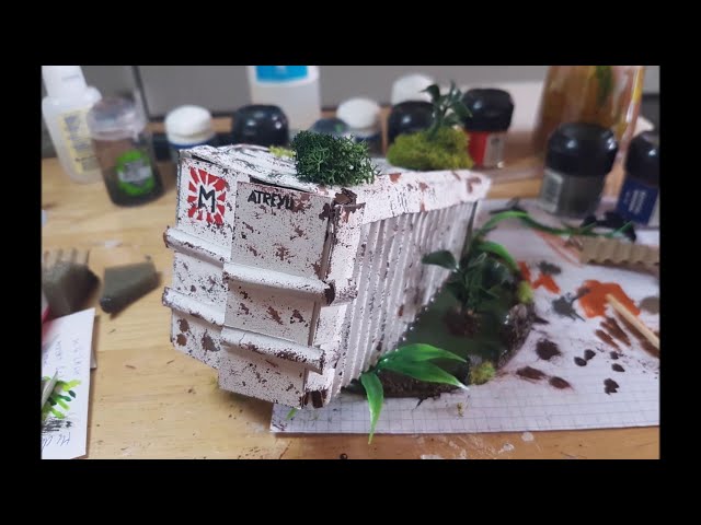 Vídeo relacionado con LM3D 4 x Contenedores Sci-Fi Escenografía para Wargames y Miniaturas 28mm, Apilables.