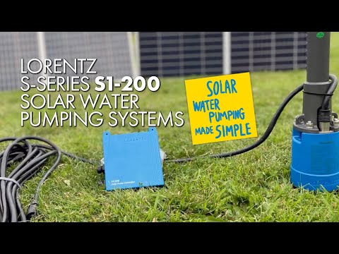 LORENTZ S Series: S1-200 Submersible Solar Water Pumping Systems.