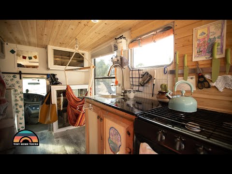 Her Beautiful DIY Ambulance Tiny House - Solo Female Travel On A Budget