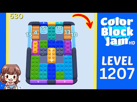 Color Block Jam Level 530 (1207) Solution Walkthrough - YouTube