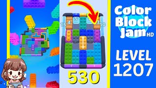 Soluzione del Livello 1207 di Color Block Jam