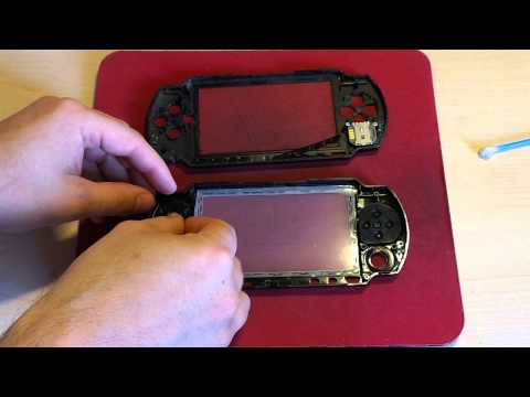 PSP 1000 series faceplate replacement