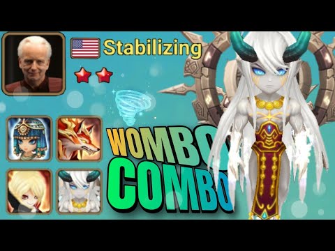 200 IQ WOMBO COMBO in World Arena - Summoners War