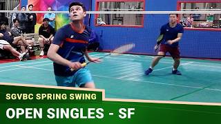 SGVBC Spring Swing | Open Singles | SF | Jaden Ke Hong Chen vs Alexander Gonsalves