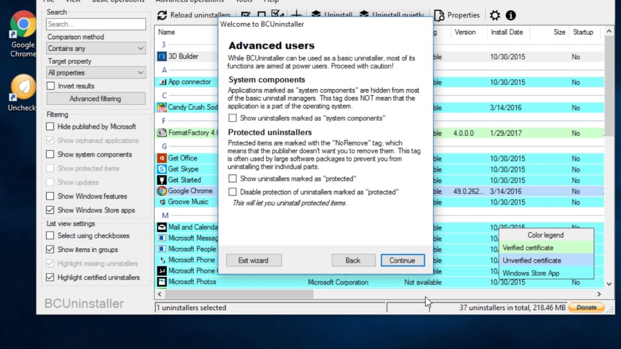 Bulk Crap Uninstaller 8 Bulk Crap Uninstaller