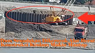 Download lagu 🔴 KONSTRUKSI KISDAM MAKIN MANTAP ‼️ DAM SRANDAKAN DIKEROYOK ALAT BERAT mp3