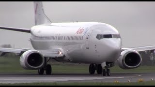 preview picture of video 'Air Explore Boeing 737-46J OM-DEX Take Off Cork (HD)'