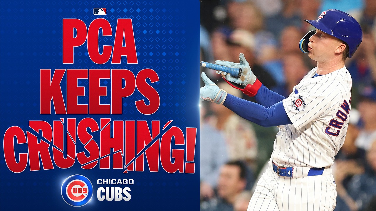 PCA is H-O-T! Pete Crow-Armstrong MASHES a LEADOFF HOME RUN for the Cubs! 🐻🔥 (4th homer in 7 ABs!)