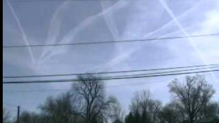 preview picture of video 'Unbelievable Chemtrails over Akron - See the first W Chemtrail Ever Filmed!'