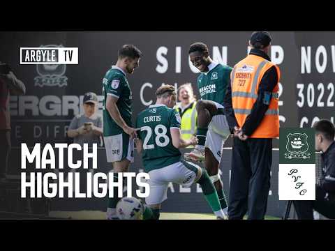 FC Plymouth Argyle 2-1 FC Port Vale Stoke-on-Trent 
