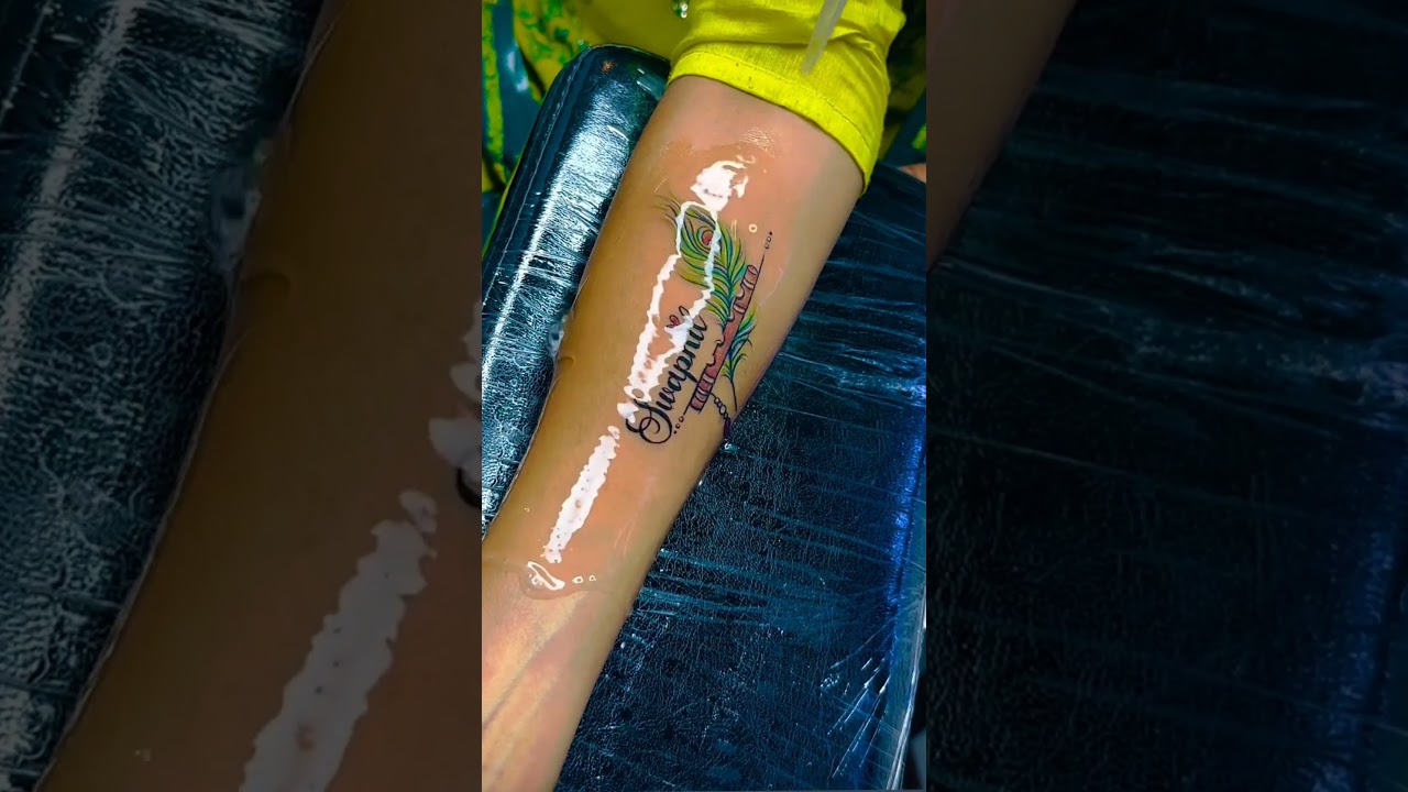 swapnil name tattoo ❤️#tattoo #love #song #music #tattoo #tattoodesigns #tattooideas