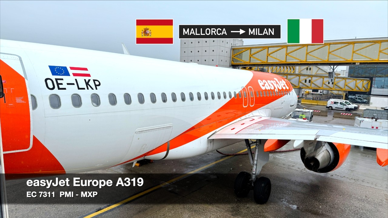 THE EASYJET TIME CAPSULE ON VINTAGE A319 | easyJet Europe A319 | Palma de Mallorca ✈ Milan MXP