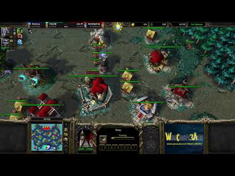 MartialSpirit(HU) Jens(NE) vs Shocky(UD) Chanji(ORC) - Warcraft 3: Classic - RN5232