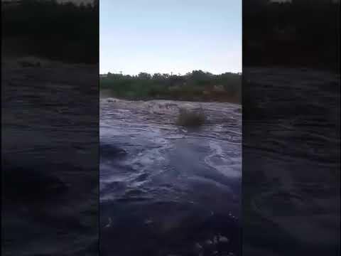 Gran crecida del rio mina clavero en la pcia de Córdoba ⛰️😍 22/12/25 #lluvia