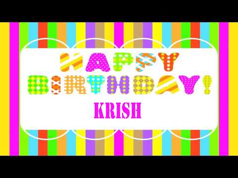 Krish Birthday Wishes & Mensajes - Happy Birthday KRISH