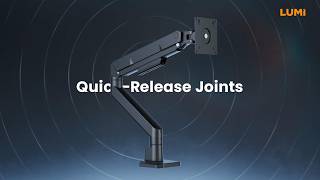 Agile Heavy-Duty Monitor Arms | LDT132 & LDA132 Series | LUMI