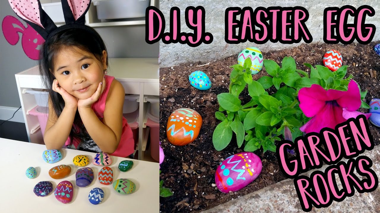 DIY Painted Garden Rocks | Easy Spring Rock Painting for Kids | Bright Garden Decor Craft Tutorial
