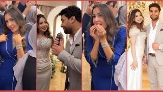 خطوبة الفنان احمد جمال من حفيدة محمد الموجي ورقص الفنانة جنات في الخطوبة واول تعليق منه احلي فرحة