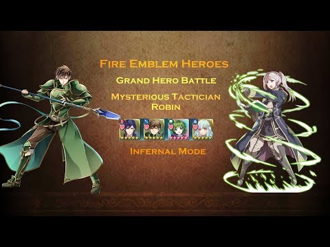 Fire Emblem Heroes : Grand Hero Battle Robin Infernal Mode Ft. Friend