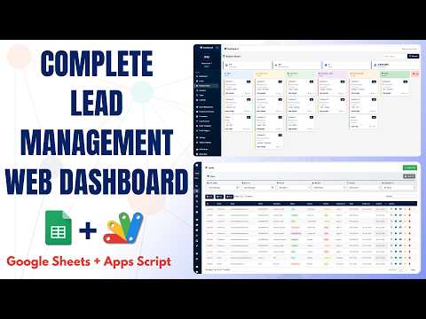Free AI CRM in Google Sheets — Full Lead Management System with Apps Script | E39