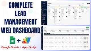 How to Build a Complete Lead Management CRM with Google Sheets & Apps Script | E39