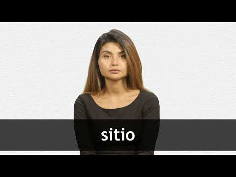 How to pronounce SITIO in Latin American Spanish