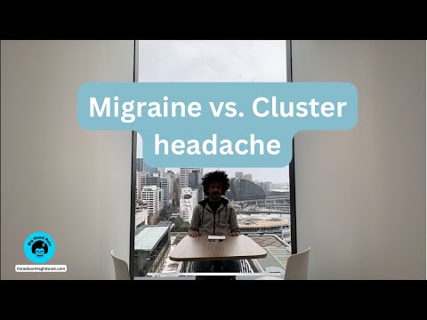 Differences between migraine and cluster headache