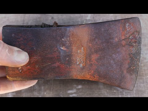 Rusty Gold: Cold War Hatchet Restoration | West German Axe Full Rehab Process + Tips and Tricks
