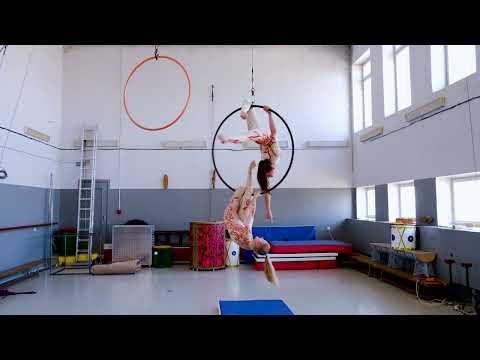 Lyra Aerial Hoop Duo Dance