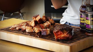 MAPLE BOURBON BBQ Pork Belly!!!