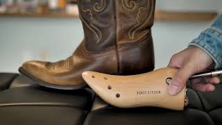FootFitter Premium Professional Western Cowboy Boot Stretcher