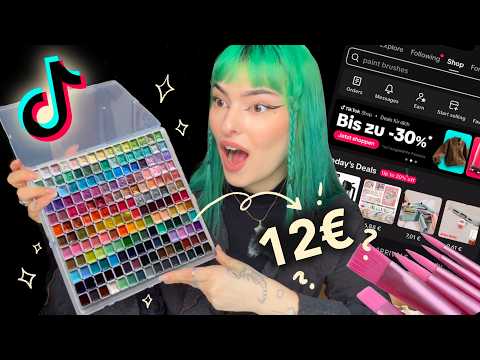 I buy art products from the TikTok shop and test them - I didn't expect that