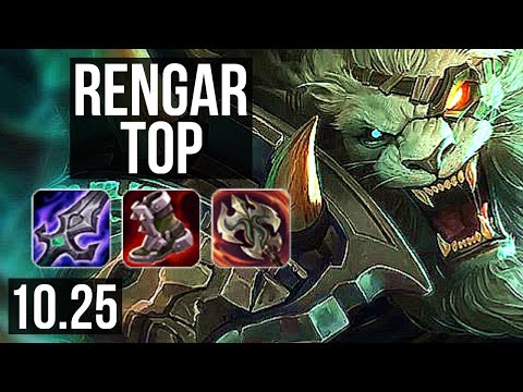 RENGAR vs CAMILLE (TOP) | 3.6M mastery, 2100+ games, 6 solo kills | BR Master | v10.25