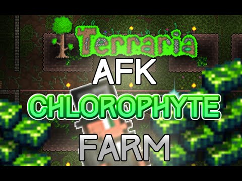 Terraria Quick and Easy Automatic Chlorophyte farm