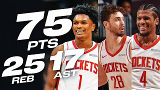 Jalen Green - Amen Thompson - Alperen Sengun - Houston Rockets