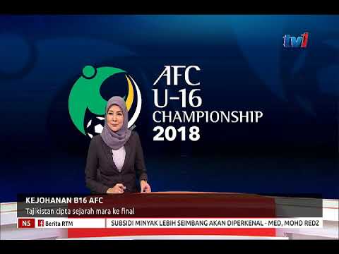 KEJOHANAN B16 AFC : TAJIKISTAN CIPTA SEJARAH MARA KE FINAL [5 OKT 2018]