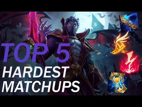 Top 5 HARDEST Kassadin MATCHUPS! Champions that counter kassadin. How to deal with them!